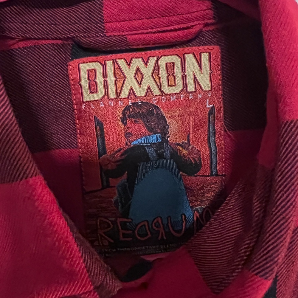 COPY - Large DIXXON flannel Redrum